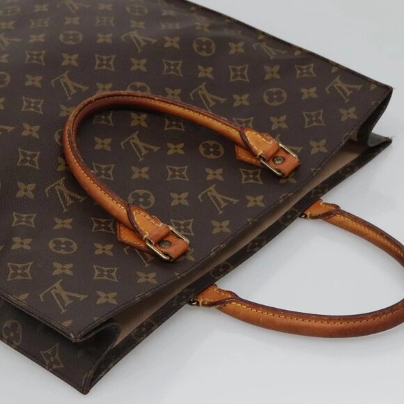 LOUIS VUITTON Monogram Sac Plat Hand Bag M51140 LV Auth 132679 - Picture 7 of 16